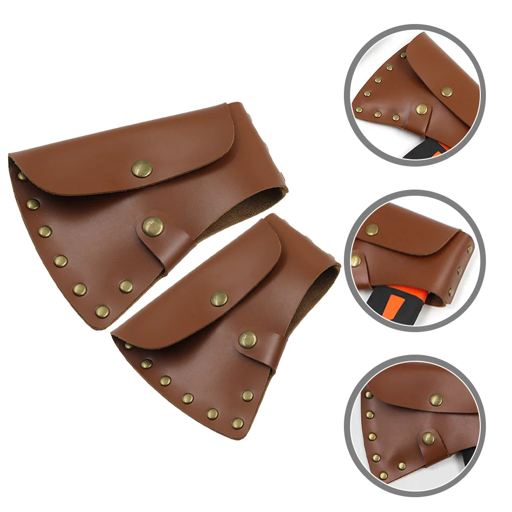 2 шт., чехол для топора, портативный защитный рукав для защиты головы топора, набор аксессуаров для кемпинга на открытом воздухе