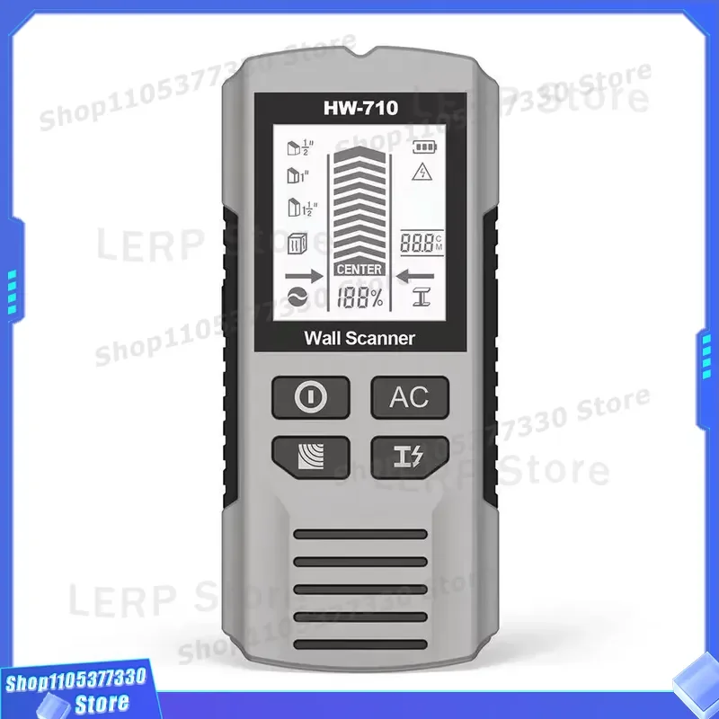 Professional Wall Scanner Metal Detector for Stud AC Wire Pipe Finder Multifunctional Building Material Detection Tool