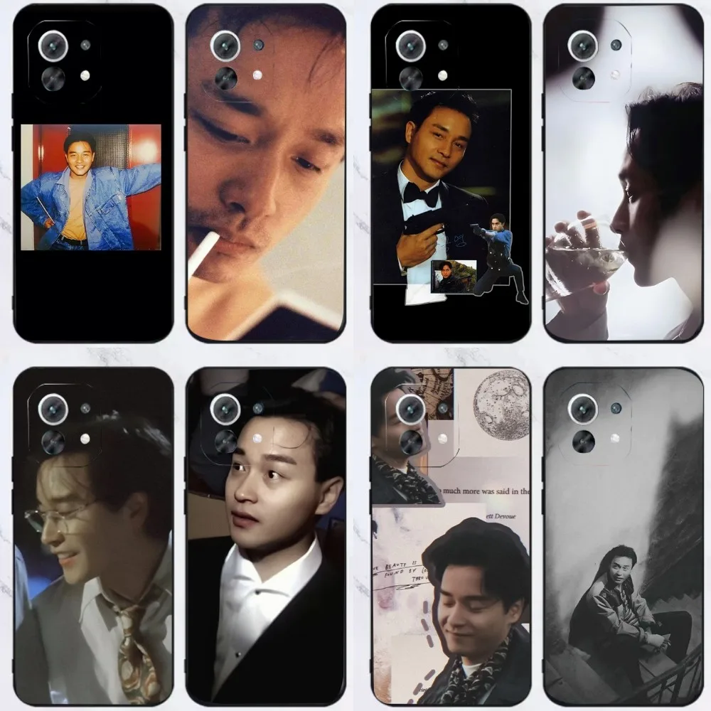 SuperStar Leslie Cheung Phone Case For Xiaomi 11 Redmi Note 11 5G 8T 9A 9 10T Note8Pro Note9 12SUltra Black Case