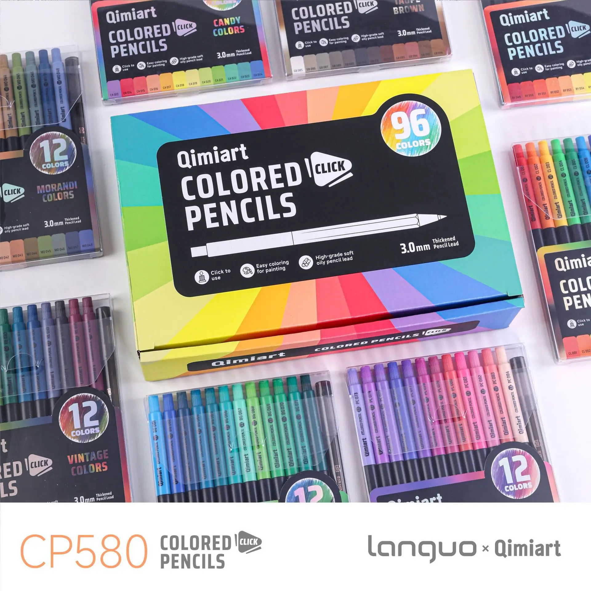 set-di-matite-colorate-retrattili-a-96-colori-qimiart-cp580-matita-meccanica-a-pressione-con-mina-colorata-a-olio-da-30-mm-e-temperino-integrato