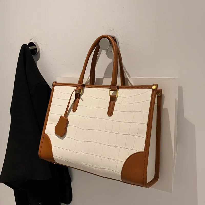 

2025 Summer Versatile Tote Bag for Women Minimalist Shoulder Crossbody Purse Fashionable Handbag