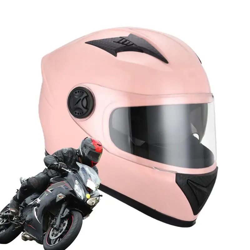 

Full Face Motorcycle Helmets Fashionable Dual Visors Motorcycle Full Face Helmets Warm Protective Electric Motorcycle Helmets