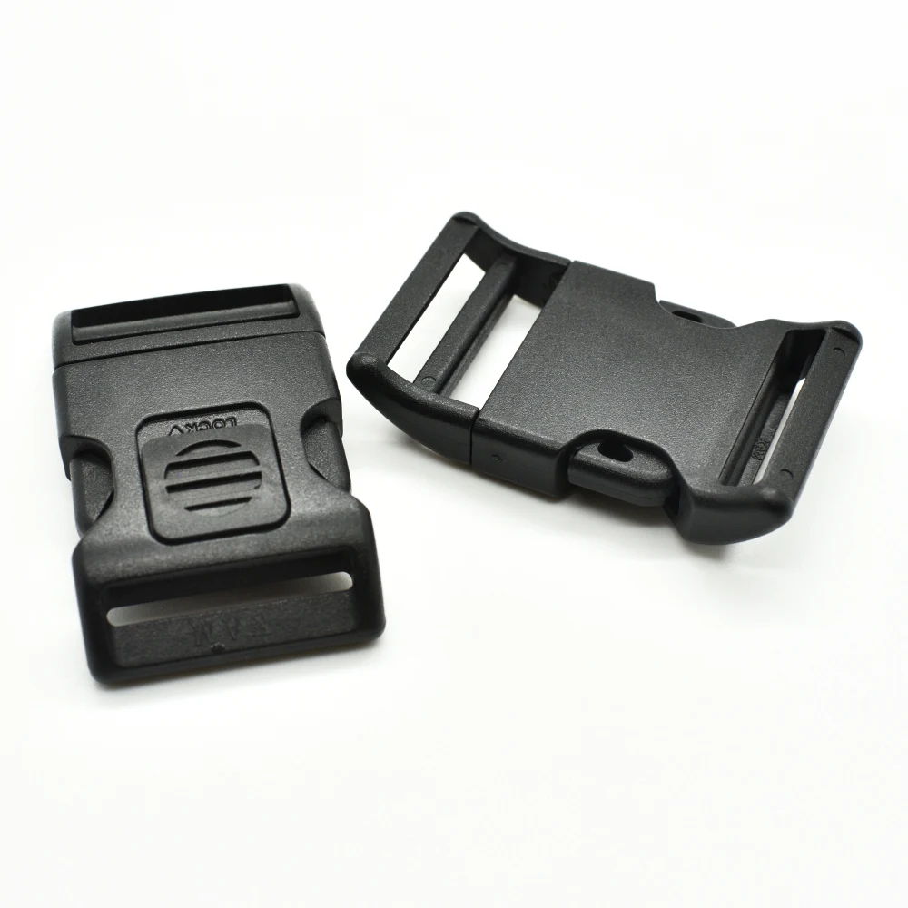 10pcs Plastic Self-locking & Arched Switch Buckle for Backpack Straps Camping Bags