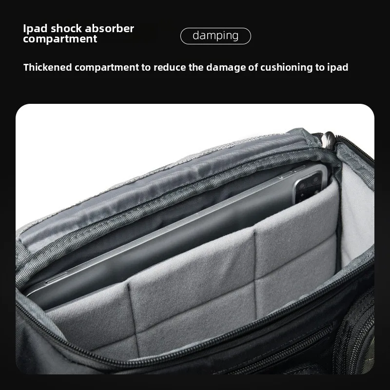 سعة كبيرة SLR كاميرا حقيبة كروسبودي موضة العلامة التجارية حقائب كتف للرجال حقيبة ساعي عادية للرجال حقيبة ظهر قطرية