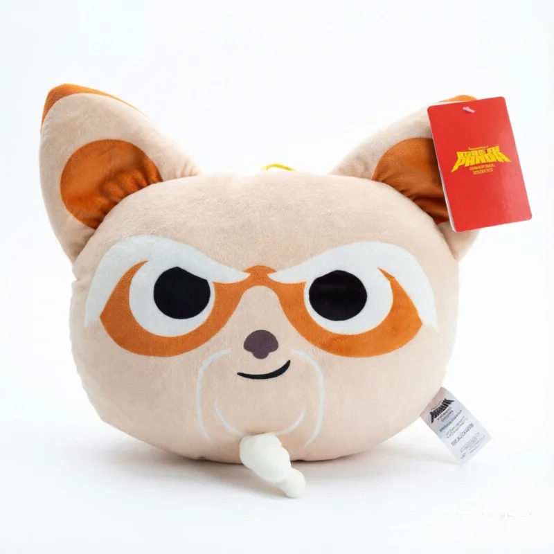 Beijing Universal Studios Kung Fu Panda Master Shifu Emoji Plush Pillow & Ornament - Birthday Gift & Travel Souvenir