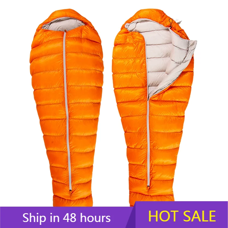 

YTYIN IRONDONKEY Wholesale of Winter Thick Camping Sleeping Bag Customized Lightweight Duck Down Outdoor Mountaineering Sleepin