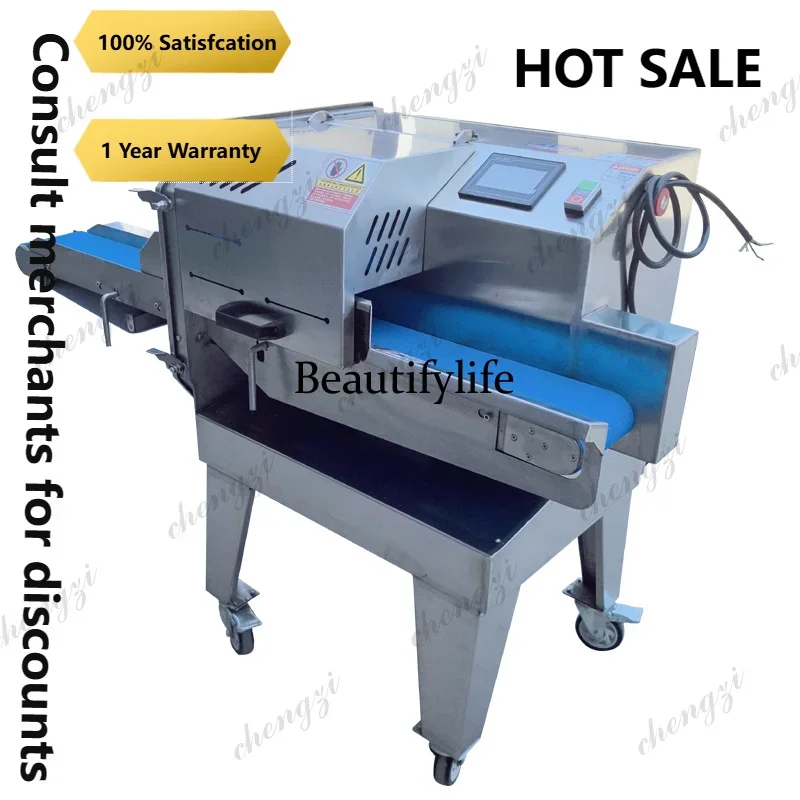 AB AB02  Commercial Sausage Slicer Commercial Cooked Meat Cutting Machine For Bacon Steak Automatic Slicer Cutting Machine