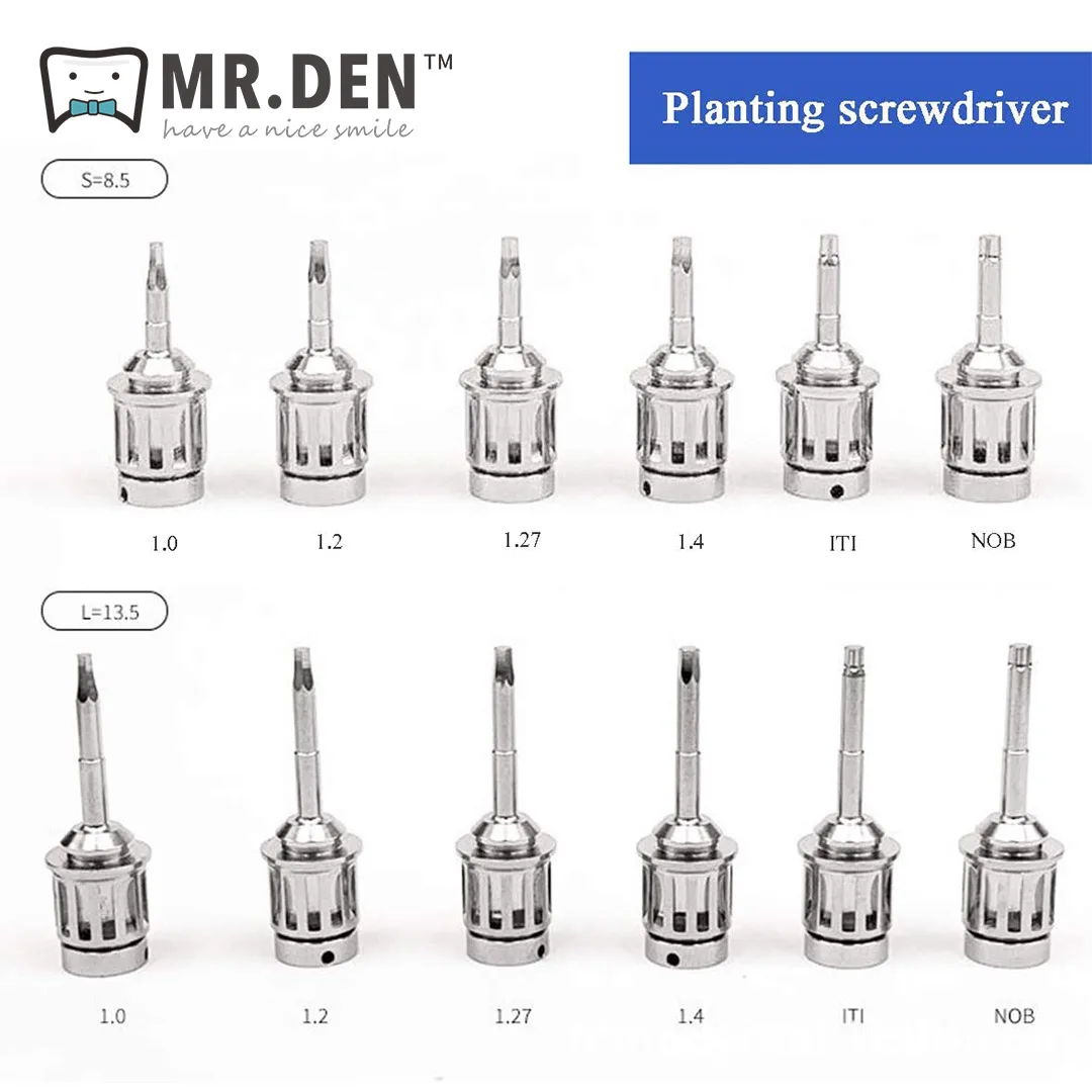 Kit prothétique universel pour implant dentaire, outil de domination arc-en-ciel, tournevis dynamométriques, outils de réparation, matériaux dentaires