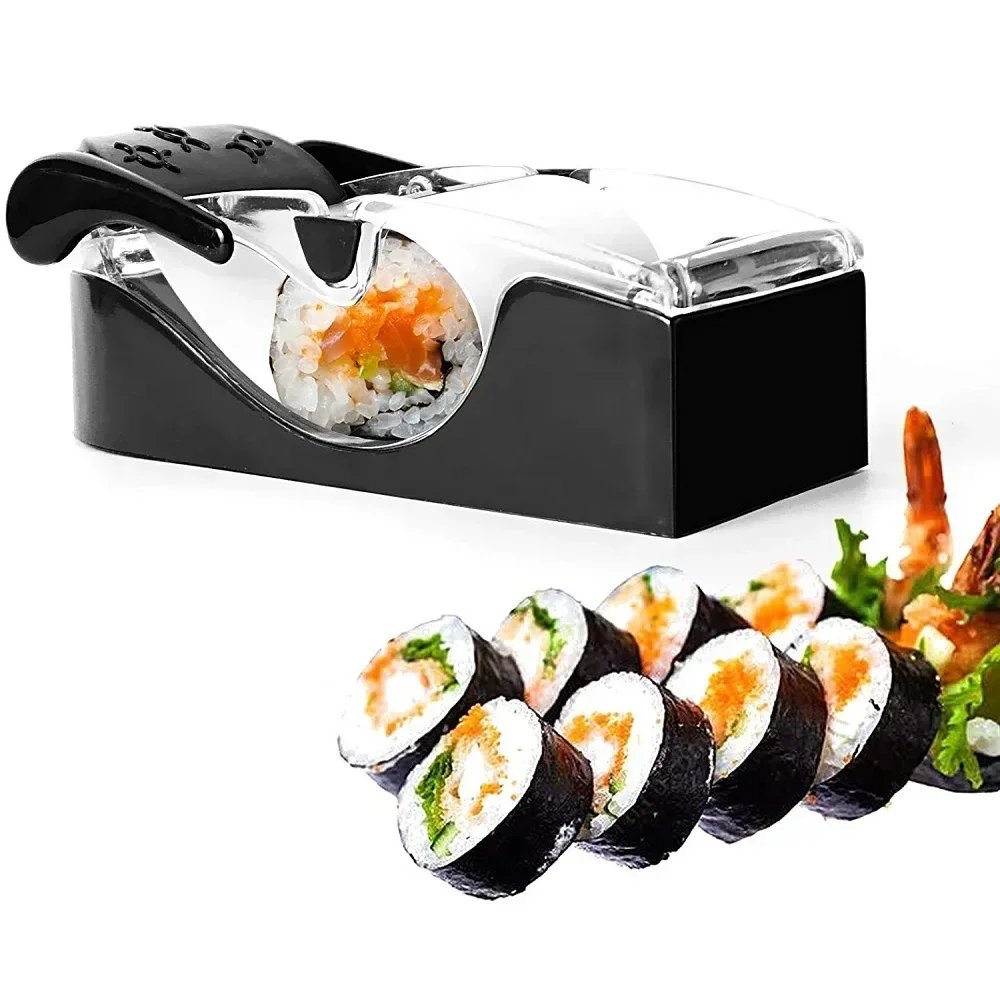 

Sushi Maker Japanese Roller Rice Mold Plastic Bazooka Vegetable Meat Rolling Tool DIY Sushi Making Machine Kitchen Gadgets