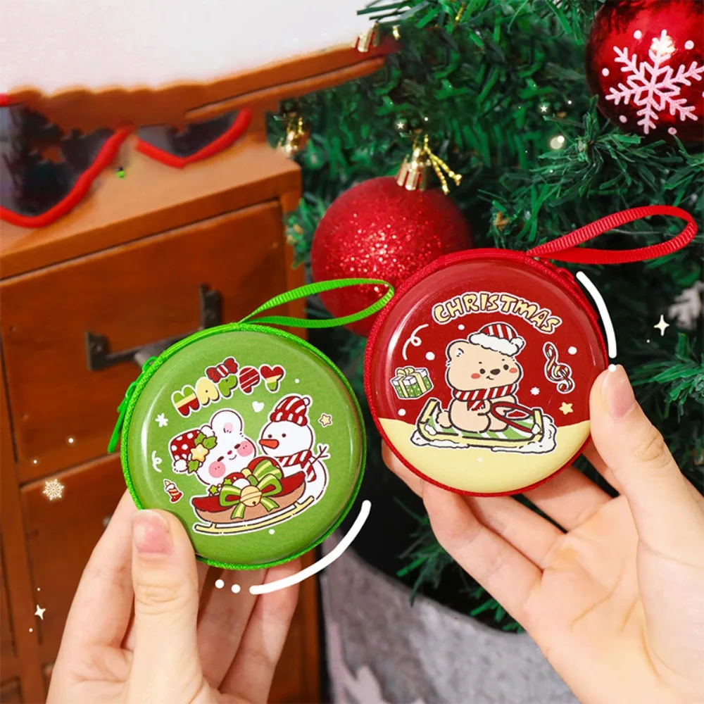 Portable Cartoon Pattern Capybara Coin Purse Waterproof Portable Storage Box Mini Christmas Box