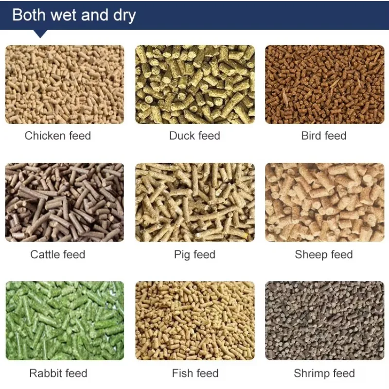 Feed Pellet Machine Grass Bran Granulator Dog food feed processing equipment