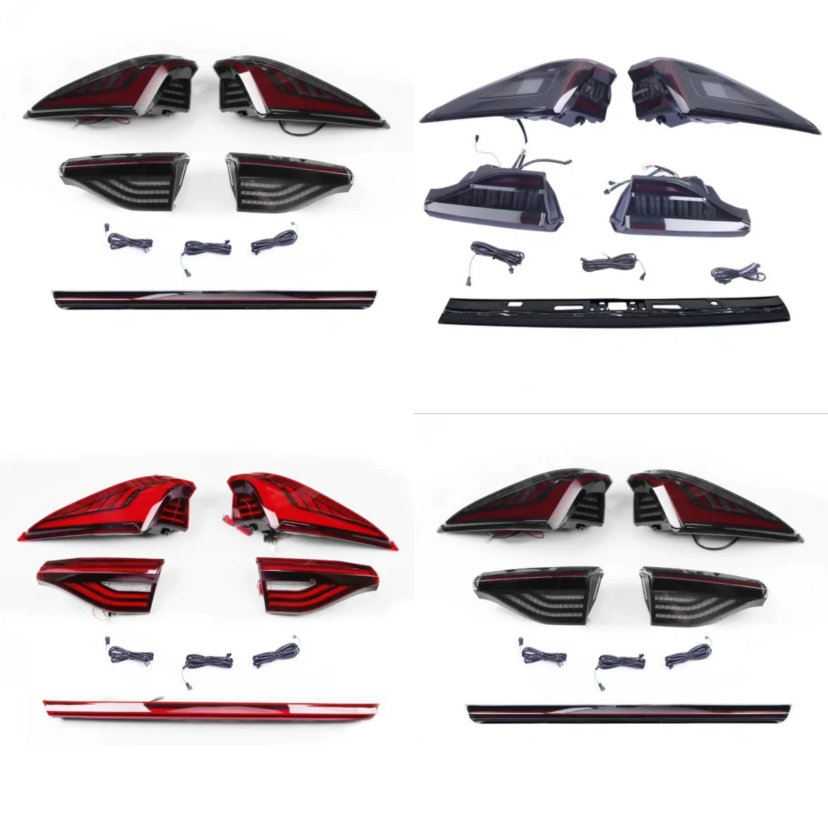 Taillight Through lamp Rear Center Car Light For Toyota Avalon Modified Brake Light Turn signal Daytime Running Light