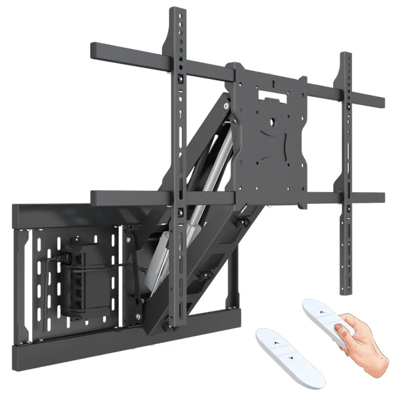 Motorized Retractable TV wall mounted bracket