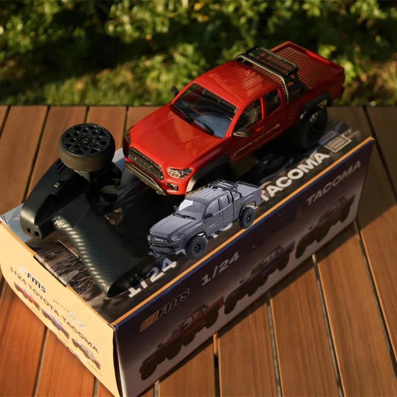 FMS Tacoma Fcx24m 1/24 Small Scale 4wd Rc Car Simulation Electric Remote-Controlled Climbing Off-Road Vehicle Model Toy Gift