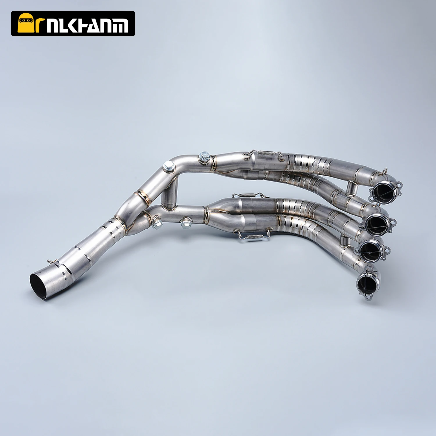 

For S1000RR S1000 RR 2019-2024 S1000R 2021-2024 Years Motorcycle Exhaust Front Pipe Motocross Slip on Ti Alloy Full Systems 60mm