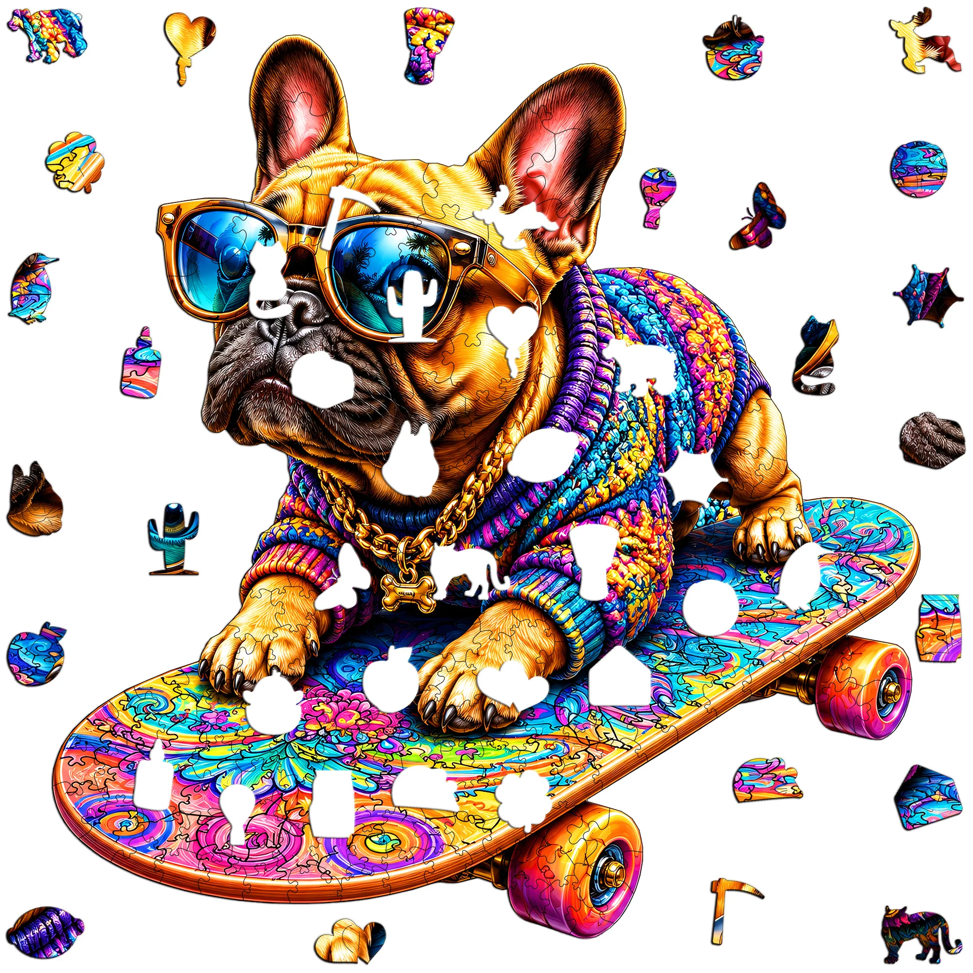 Brilliant Phoenix Floral Garden Flat Wooden Puzzle Educational Toy Animal Jigsaw Puzzle Present for Christmas Toy For Teen Kid