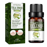 Aceite esencial de árbol de té, compuesto de planta hidratante, control de aceite, elimina los poros, antiacné, hidratante, ilumina el cuidado de la piel facial, 10ml