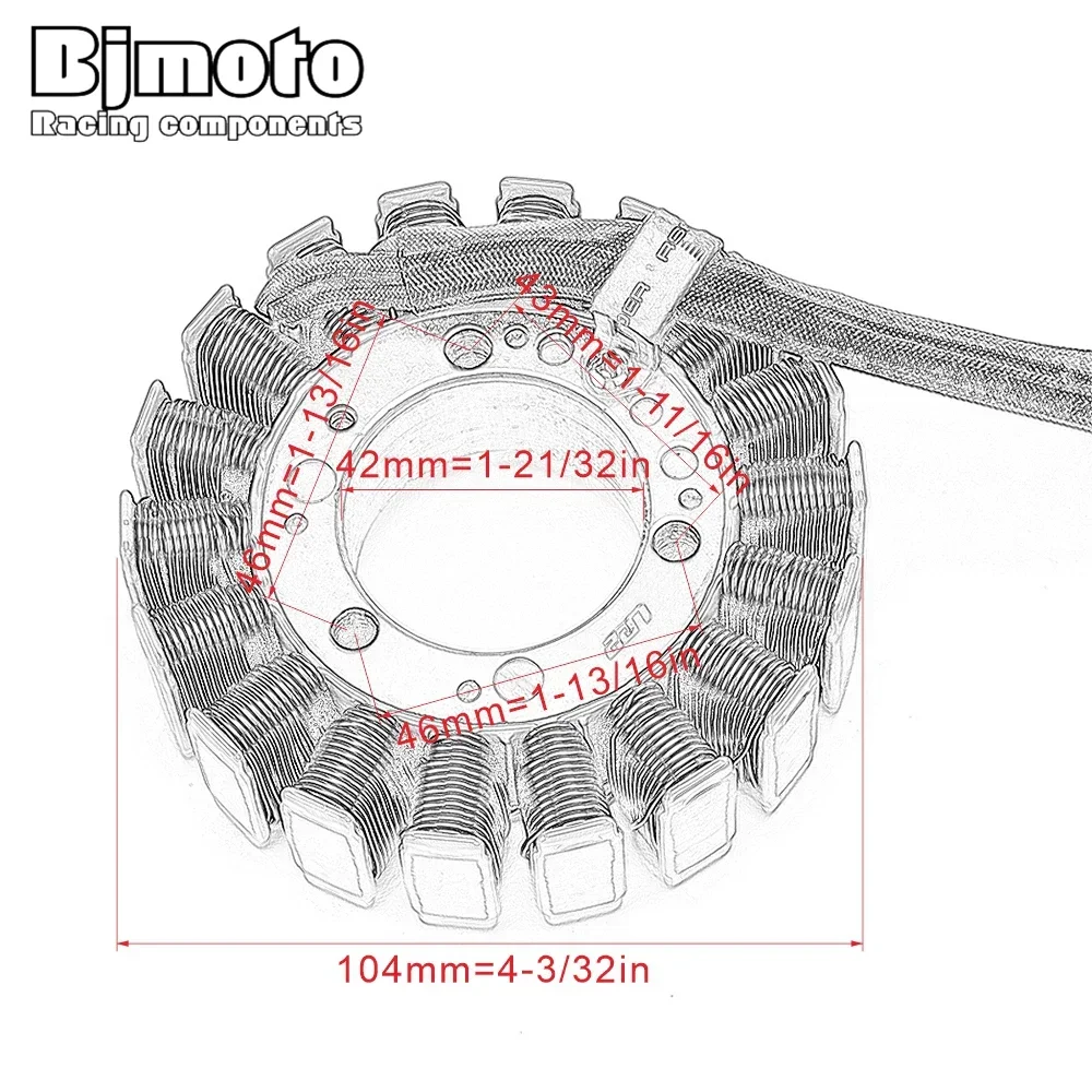 Motorcycle Stator Coil For Sea-doo 215 WAKE 155 GTI GTX 210 Challenger FISH PRO 170 RXP X 300 GTR 230 Speedster 150 1500cc 155hp