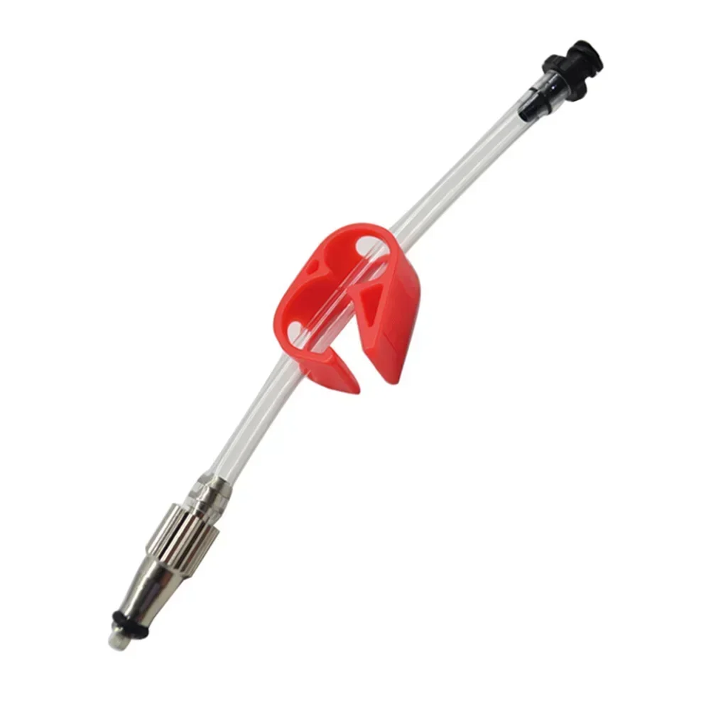 Remote Connector 1* Oil Injection Silver+Red 1X Bicycle For Reverb For Hydraulic Practical Tool Durable