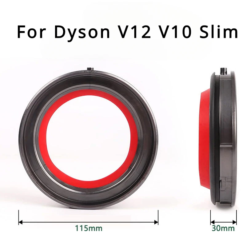 For Dyson V12 V10 Slim Vacuum Cleaner Dust Bin Top Fixed Sealing Ring Replacement Dust Bucket Filter Cleaner Garbage Box Cover