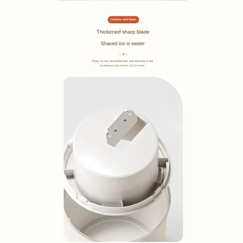 BBNV-아이스 크러셔 수동 로터리 아이스 크러셔 가정용 주방용 소형 수동 면도기 눈 크러셔