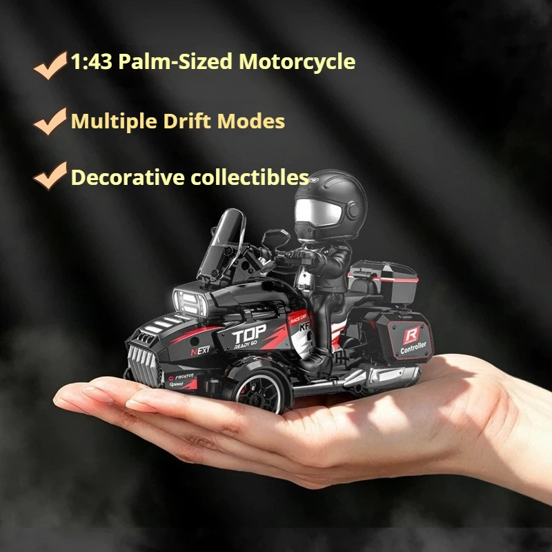1:43 Mini Desktop Rc Remote Control Car Model Toy Remote Control Racing Car Inverted Tricycle Remote Control Toy Car