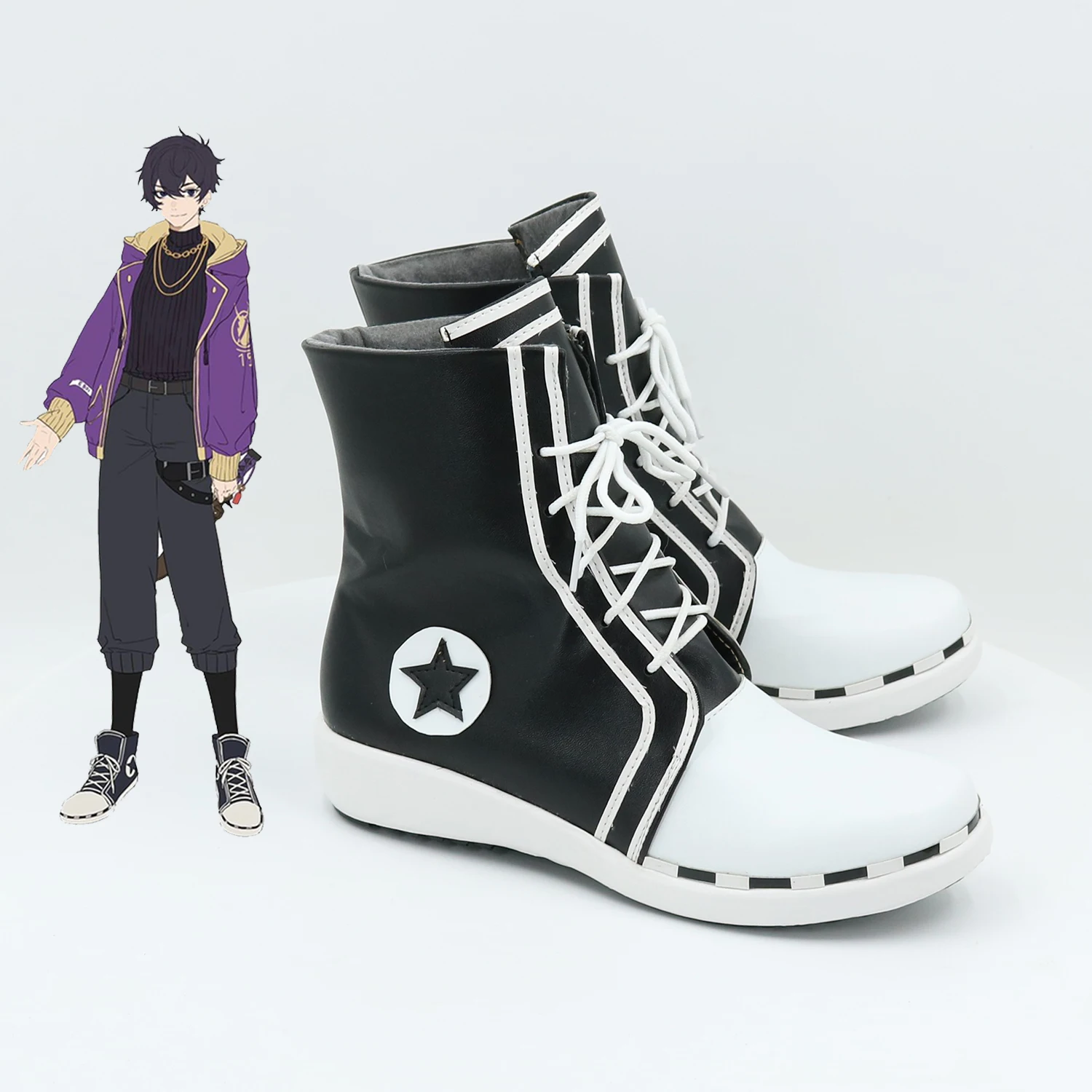 Anime Vtuber Hololive Shoto Shxtou Cosplay Shoes Men women Halloween cosplay costume props Canvas Shoes