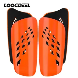 Loogdeel 1 Pair Football Shin Guard Adults Kids Professional Sport Soccer Shields Legging Shinguards Sleeves Protective Gear