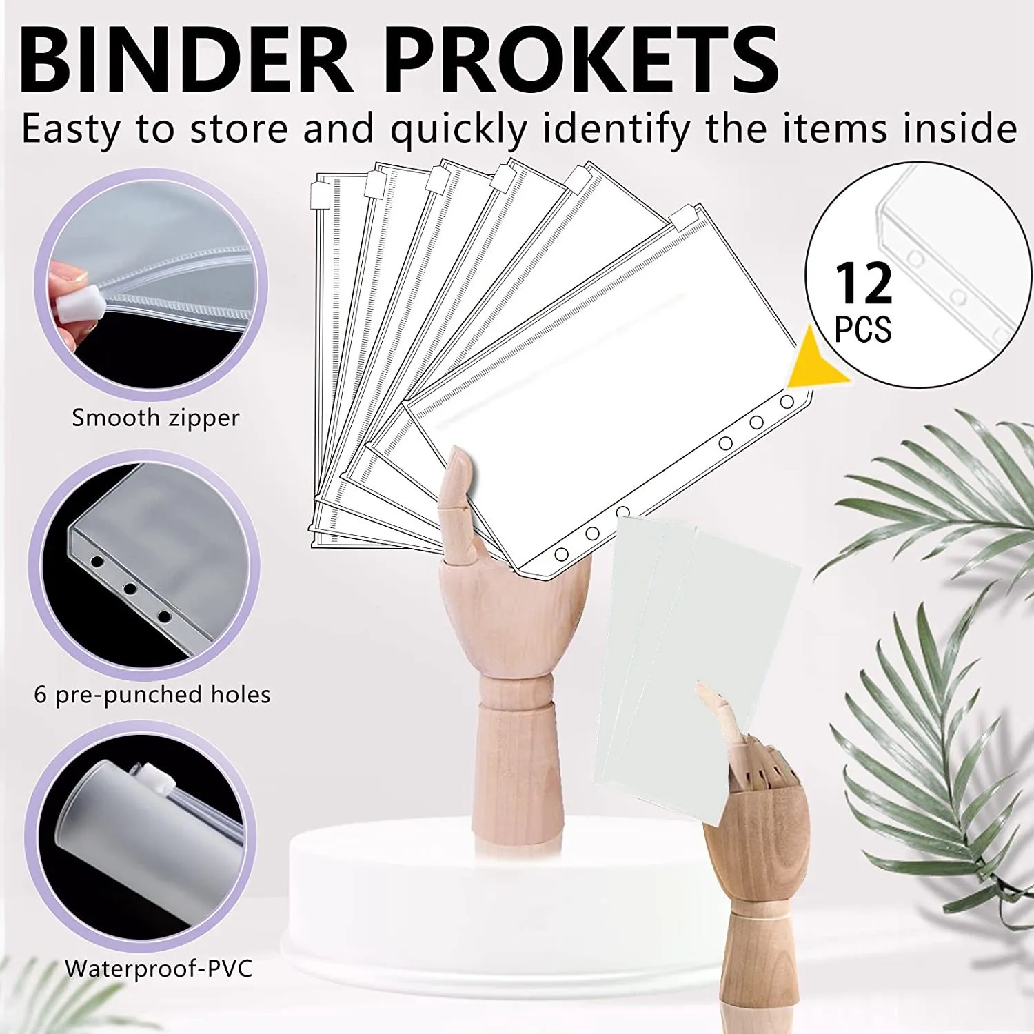 Папка для бумаг, 29 шт., органайзер для экономии денег, конверты для денег, бумажная папка из полиуретана A6 с конвертами на молнии, фиолетовая