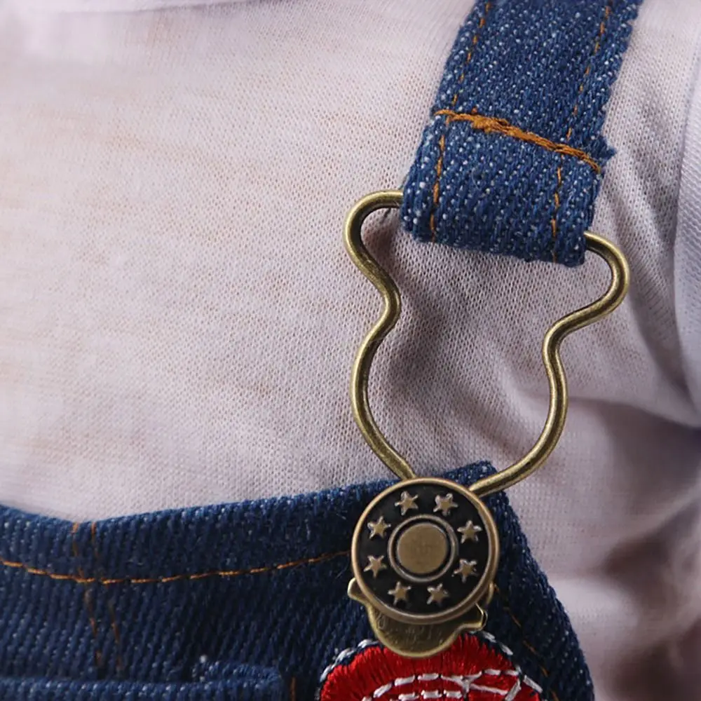 ของเล่นอุปกรณ์บ้านตุ๊กตาเล่นบ้านเสื้อยืดกางเกงชุดเดรสเสื้อผ้าตุ๊กตากางเกงกระโปรง