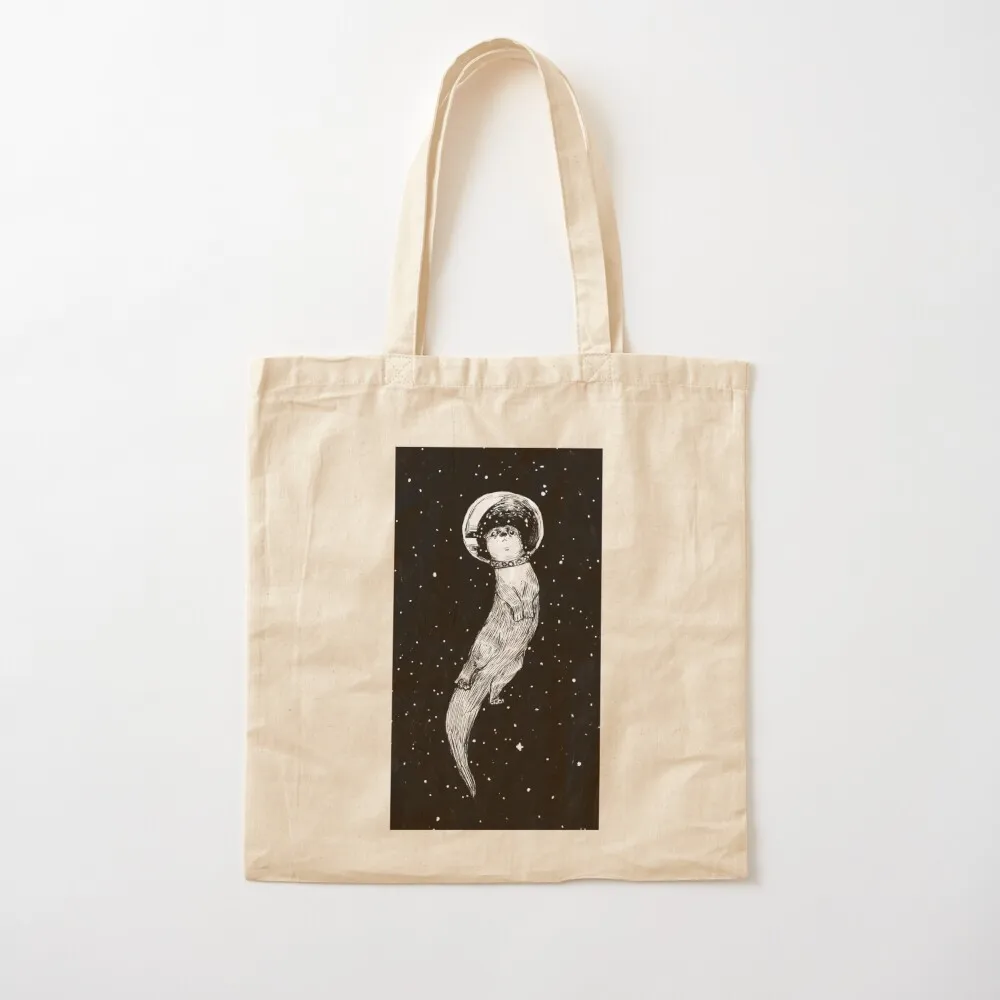 Drifting in Otter Space Tote Bag Shopper Gift bags sac pour femme Canvas Tote Bag