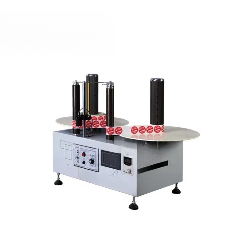 

R-450 Adhesive Label Roll Rewinder with Counter and Tension Controller