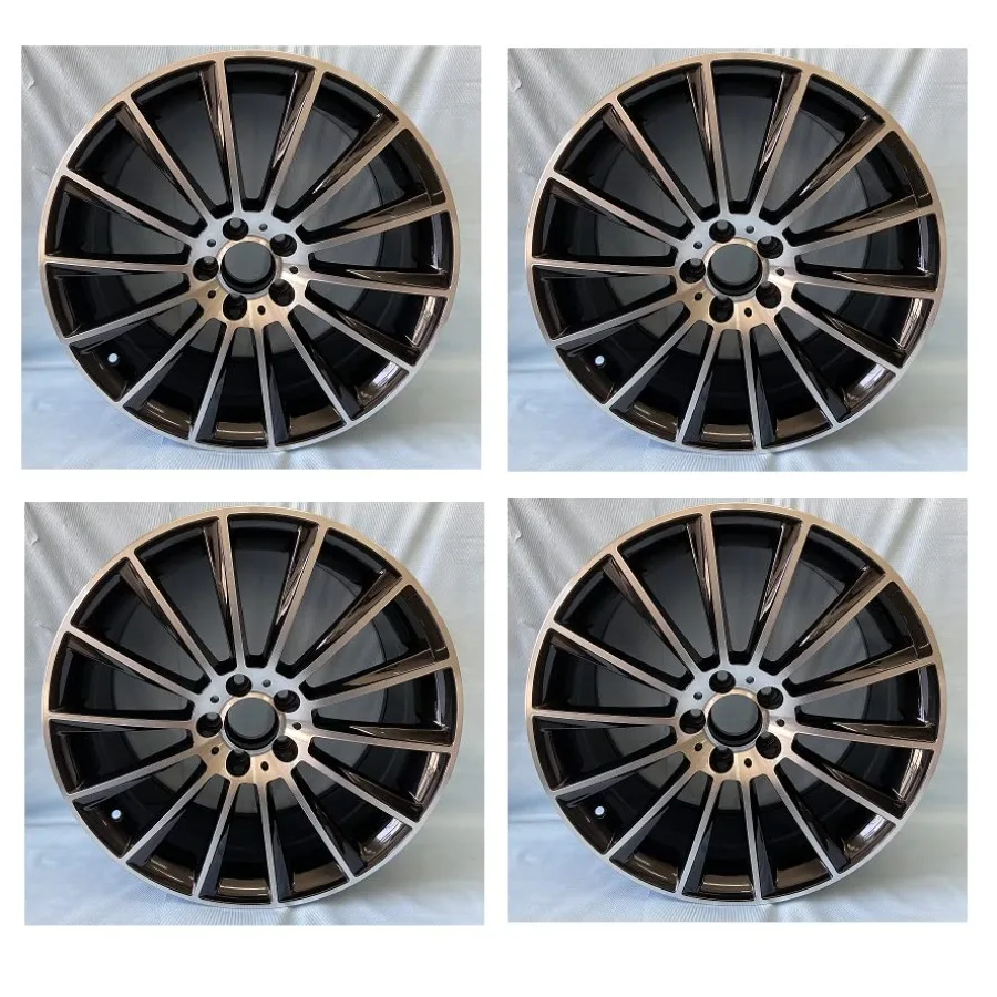 

4pc 19 Inch E63 Rims Wheels Set for E320 E350 E400 E500 E550 E AMG New Black Alloy Sporty Lightweight