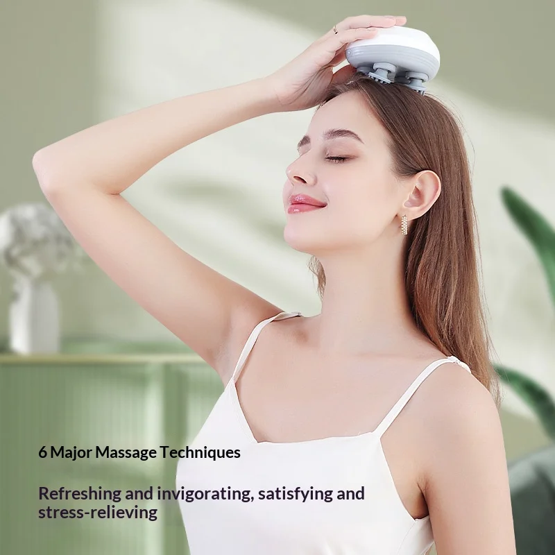 Deep Scalp Massager Head Cleaning Massager Also Suitable for Pets Electric Massage Tool Washable and Portable