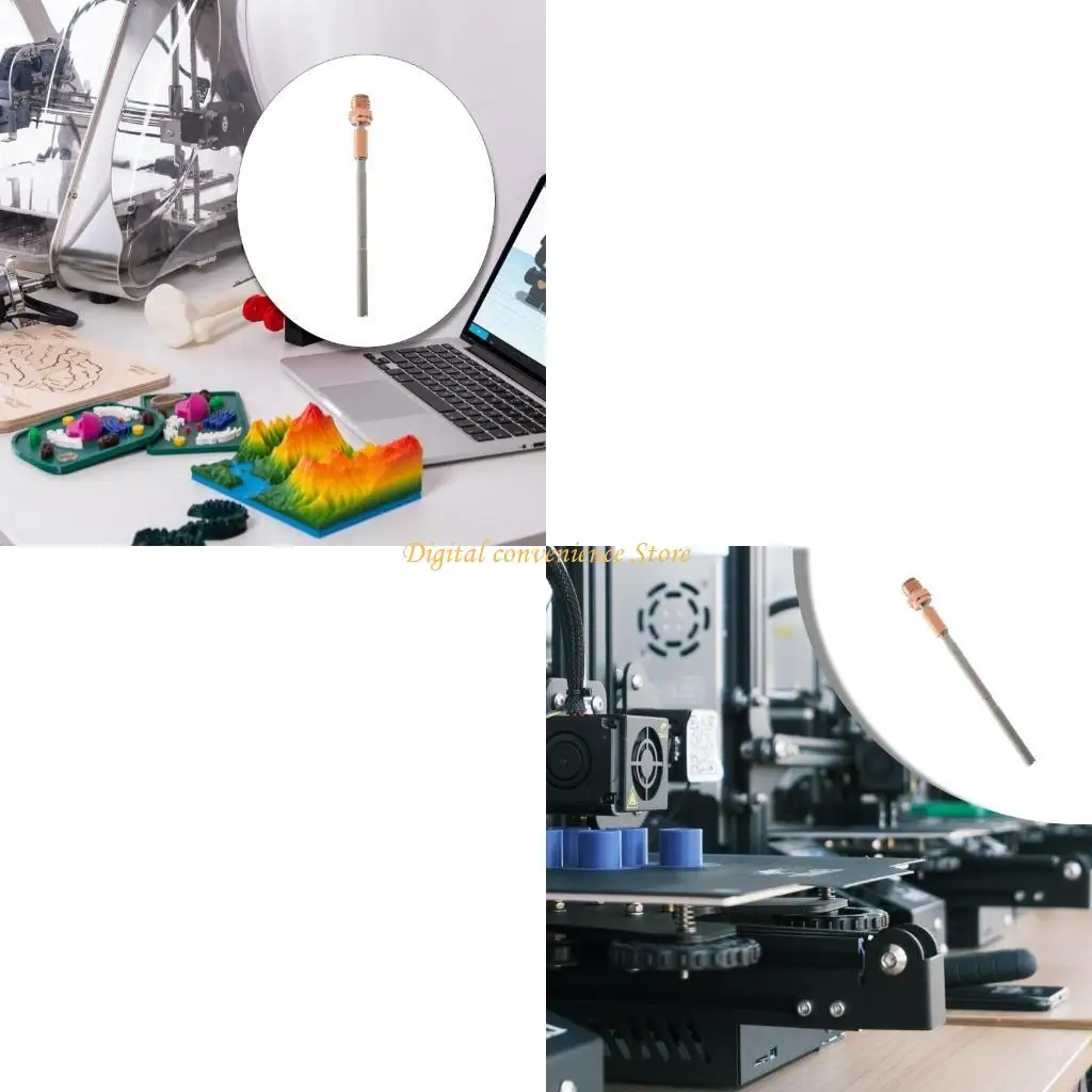 

97QA Heat Break Metal Alloy Copper Heatbreak For MK4 3D Printers Accessory