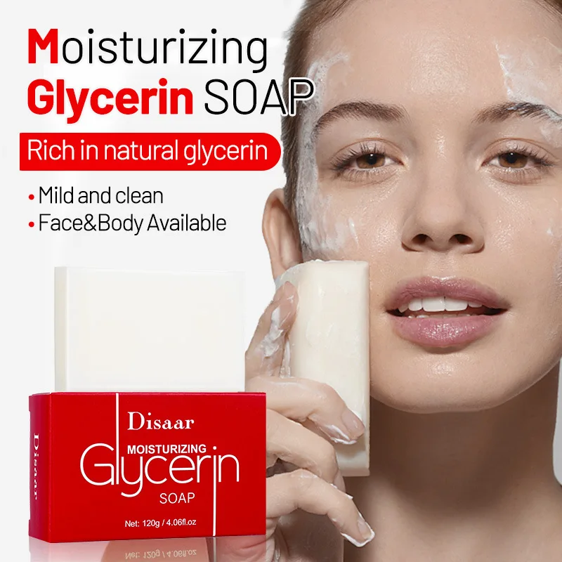 Glycerine Handmade Soap 120g Deep Cleansing Oil-Control Facial Soap Anti-Oxidation Face Clean Plant Essence Foam Wash