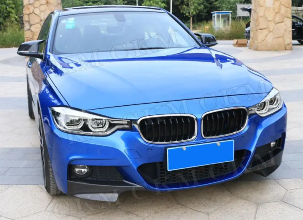 

Carbon Fiber Front Flaps Aprons Bodykits Front Splitters Bumper Lip for BMW 3 Series F30 M sport Sedan 2012-2017