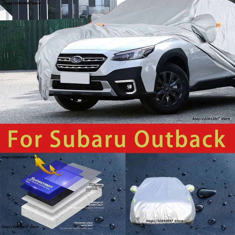 For Subaru Outback Outdoor Protection Full Car Covers Snow Cover Sunshade Waterproof Dustproof Exterior Car accessories