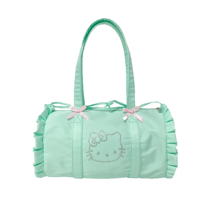  Large Capacity Shoulder Bag for Women Kawaii Hello Kitty Tote Durable Handbag Luxury Designer Girls Bag