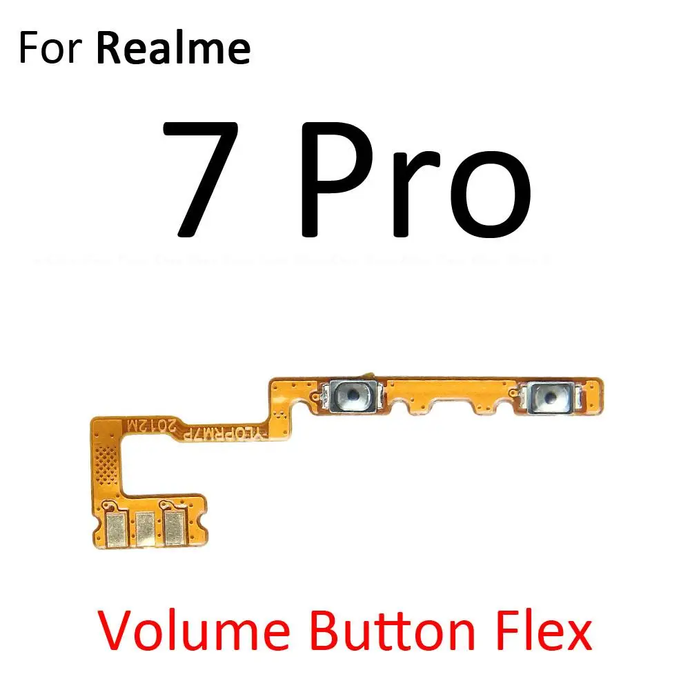 Power ON OFF Mute Switch Control Key Volume Button Flex Cable For OPPO Realme 7 7i 8i 8s 8 Pro 4G 5G Repair Parts