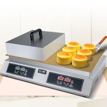 New Souffl Machine Commercial Use Digital Mochi Takoyaki Pastry Waffle Pancake Maker Electric/Ga Griddle Timer 304 Stainless