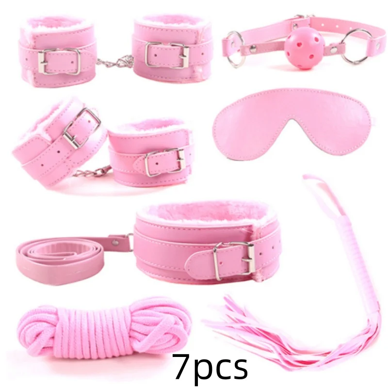 الكبار لعبة الجنس SM لعبة الإناث زوجين BDSM عبودية مجموعة أصفاد الضمادات الساق يغطي الجنس الرقيق صنم مجموعات الالعاب الجنسية 18 +