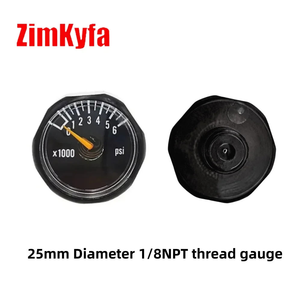 HPA Mini 1/8BSPP 1/8NPT Manometer Manometer Gasflasche Nachfüllregler Armaturen – Detail 17