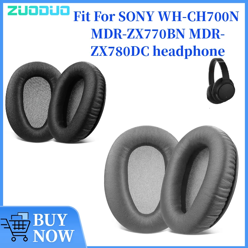 

ZUODUO Ear Pads For SONY WH-CH700N MDR-ZX770BN MDR-ZX780DC Headphones Headset Replacement Ear Pads Cups Earpad Memory