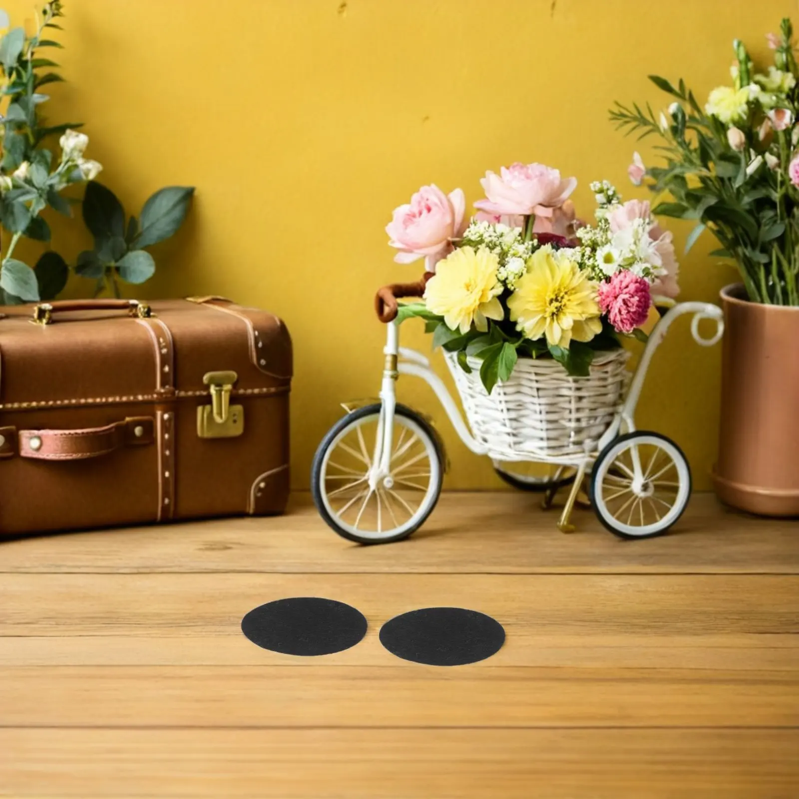 

20 шт. круглых нетканых дренажных вкладышей для цветочных горшков, защитные коврики для растений, противоскользящие подкладки для дна, для использования в помещении