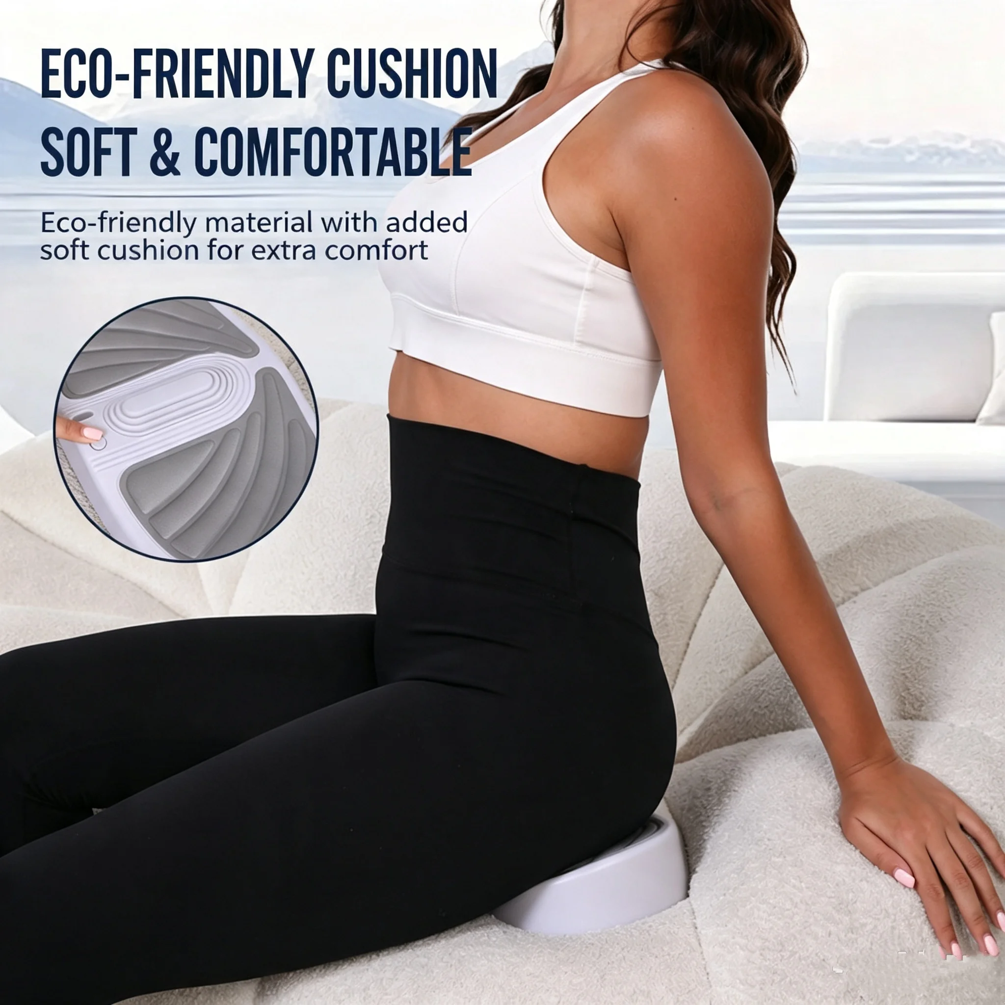 Electric Pelvic Floor Muscle Trainer Kegel Exercise Cushion for Pelvic Floor Training Muscle Strengthening & Body Lifting