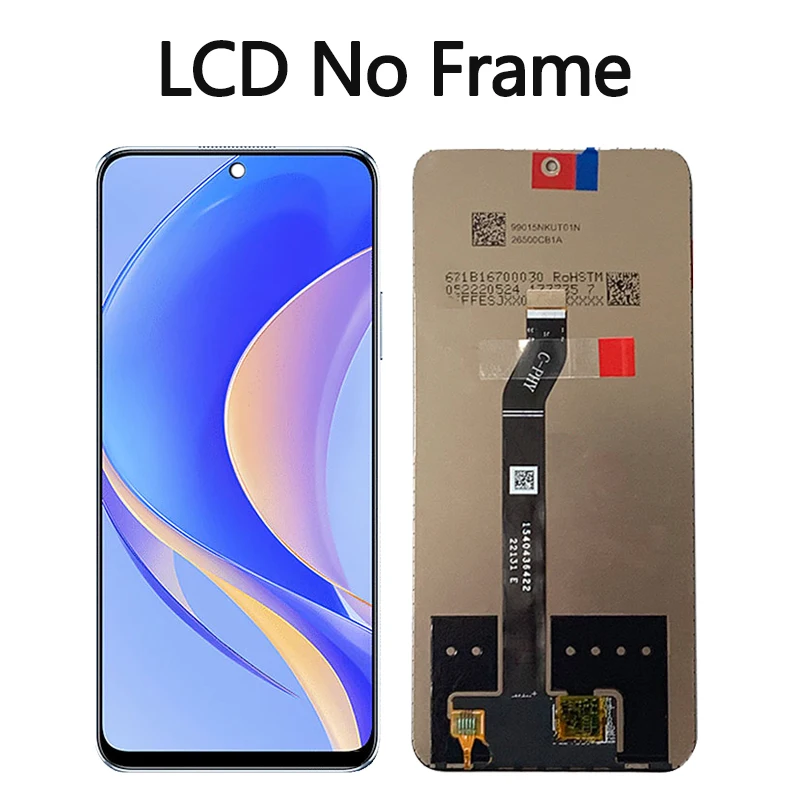 Tested New For Huawei Nova Y90 LCD CTR-LX2 Display Screen Frame+Touch Panel Digitizer Replacement Repair Spare Parts