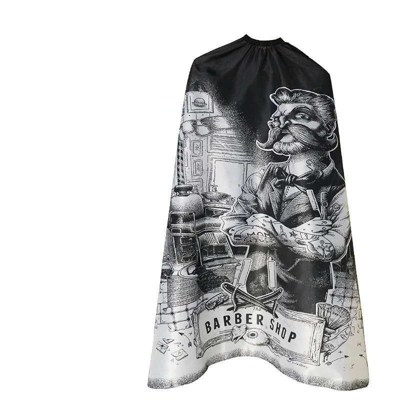 حلاقة المرايل مكافحة ساكنة غير لزجة مصفف الشعر المهنية المرايل الحلاق متجر الكبار حلاقة شال المنزلية مقاوم للماء #6