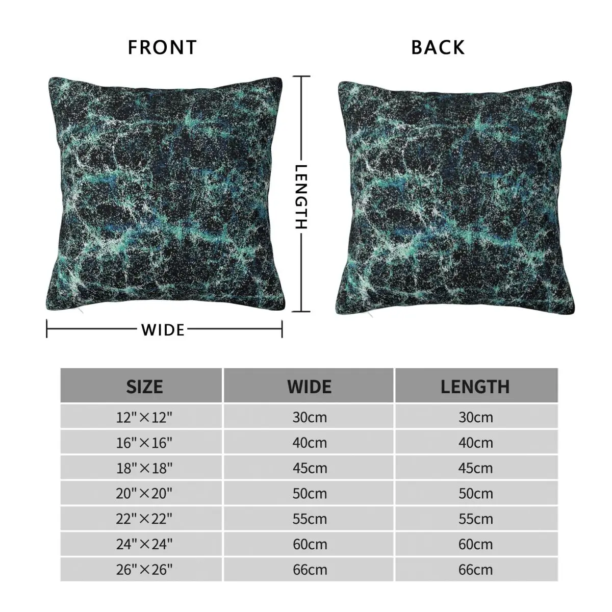 Desi Y1 Slice Closeup Square Pillowcase Polyester Linen Velvet Printed Zip Decorative Throw Pillow Case Sofa Seater Cover 45x45