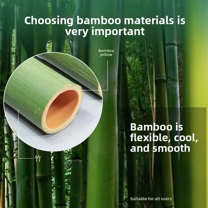 Summer Breathable Bamboo Pillowcase Pair for Students Single Person Children Wicker Pillow Cover Cooling Mat Bedding Accessories